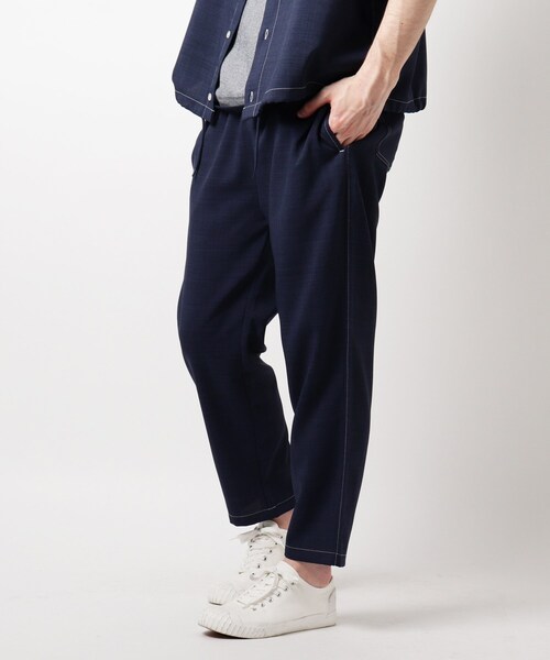 THE SHOP TK （ザ ショップ ティーケー ）の「◆リネンライクイージーパンツ（その他パンツ・メンズ・ベージュ/チャコールグレー/ネイビー・01/04/03/02）」の3枚目の写真