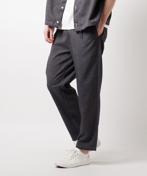 THE SHOP TK （ザ ショップ ティーケー ）の「◆リネンライクイージーパンツ（その他パンツ・メンズ・ベージュ/チャコールグレー/ネイビー・01/04/03/02）」の2枚目の写真