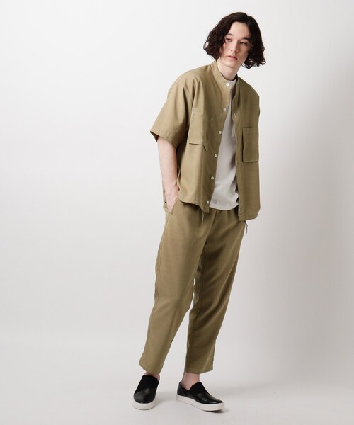 THE SHOP TK （ザ ショップ ティーケー ）の「◆リネンライクイージーパンツ（その他パンツ・メンズ・ベージュ/チャコールグレー/ネイビー・01/04/03/02）」の14枚目の写真