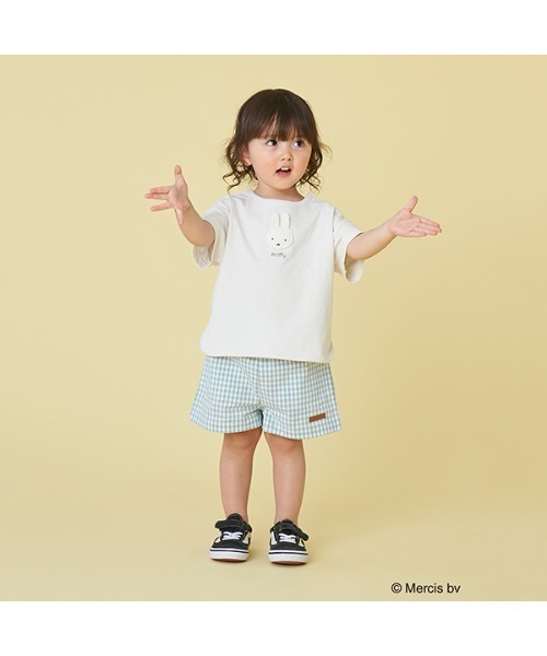 petit main（プティマイン）の「【miffy】モチーフTシャツ（Tシャツ/カットソー・キッズ・アイボリー/エメラルド/ピンク系その他・80ｃｍ/110cm/100cm/120cm/130cm/90㎝/90cm）」の15枚目の写真