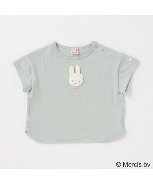 petit main（プティマイン）の「【miffy】モチーフTシャツ（Tシャツ/カットソー・キッズ・アイボリー/エメラルド/ピンク系その他・80ｃｍ/110cm/100cm/120cm/130cm/90㎝/90cm）」の11枚目の写真