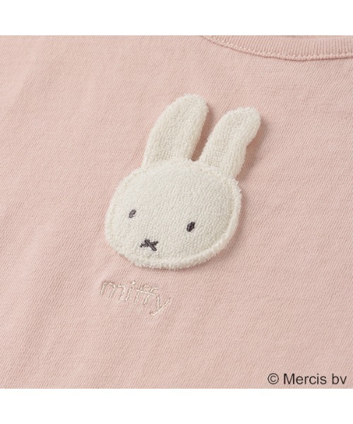 petit main（プティマイン）の「【miffy】モチーフTシャツ（Tシャツ/カットソー・キッズ・アイボリー/エメラルド/ピンク系その他・80ｃｍ/110cm/100cm/120cm/130cm/90㎝/90cm）」の14枚目の写真
