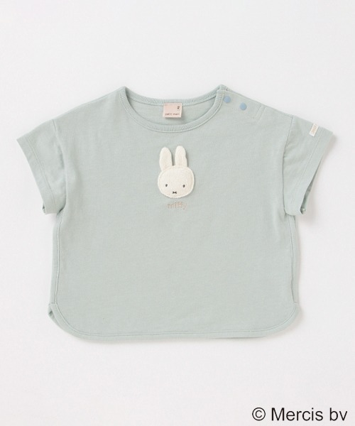 petit main（プティマイン）の「【miffy】モチーフTシャツ（Tシャツ/カットソー・キッズ・アイボリー/エメラルド/ピンク系その他・80ｃｍ/110cm/100cm/120cm/130cm/90㎝/90cm）」の21枚目の写真