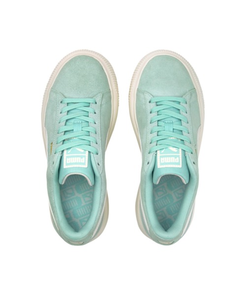 PUMA（プーマ）の「PUMA SUEDE MAYU / プーマ スウェード マユ（スニーカー・レディース・ブルー/ピンク・23.5cm/24.5cm/23.0cm/24.0cm/25.0cm/22.5cm）」の4枚目の写真