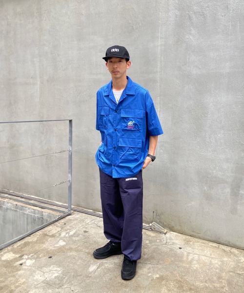 Sourcream(サワークリーム)の「【Sourcream/サワークリーム】FISH MIL SHIRTS(シャツ/ブラウス・メンズ・ブラック/ブルー/グリーン・FREE)」の21枚目の写真