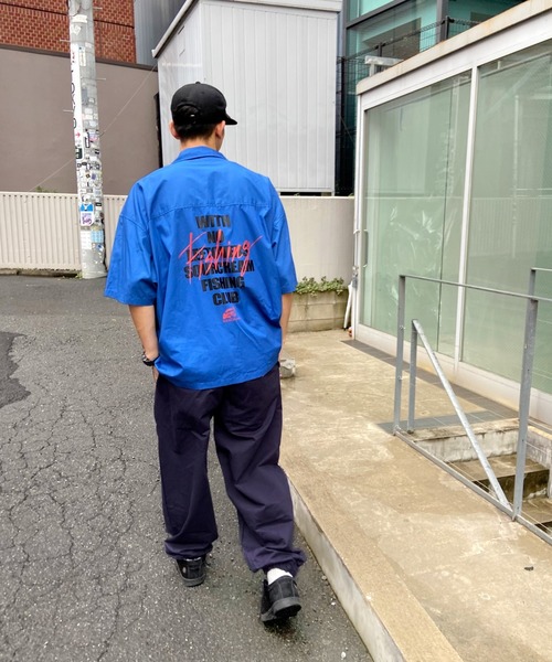 Sourcream(サワークリーム)の「【Sourcream/サワークリーム】FISH MIL SHIRTS(シャツ/ブラウス・メンズ・ブラック/ブルー/グリーン・FREE)」の22枚目の写真