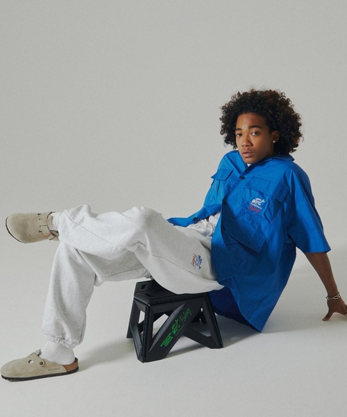 Sourcream(サワークリーム)の「【Sourcream/サワークリーム】FISH MIL SHIRTS(シャツ/ブラウス・メンズ・ブラック/ブルー/グリーン・FREE)」の18枚目の写真