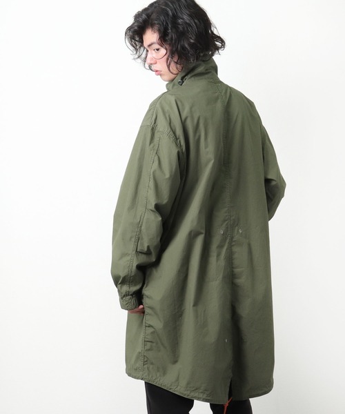 CAL O LINE(キャルオーライン)の「【 CAL O LINE / キャル オー ライン 】 モッズコート ミリタリーコート CL212080 SES(モッズコート・メンズ・ブラック/オリーブドラブ・M/L)」の9枚目の写真