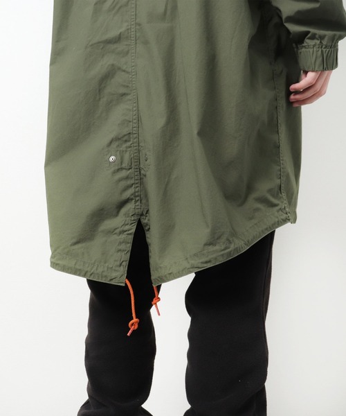 CAL O LINE(キャルオーライン)の「【 CAL O LINE / キャル オー ライン 】 モッズコート ミリタリーコート CL212080 SES(モッズコート・メンズ・ブラック/オリーブドラブ・M/L)」の10枚目の写真