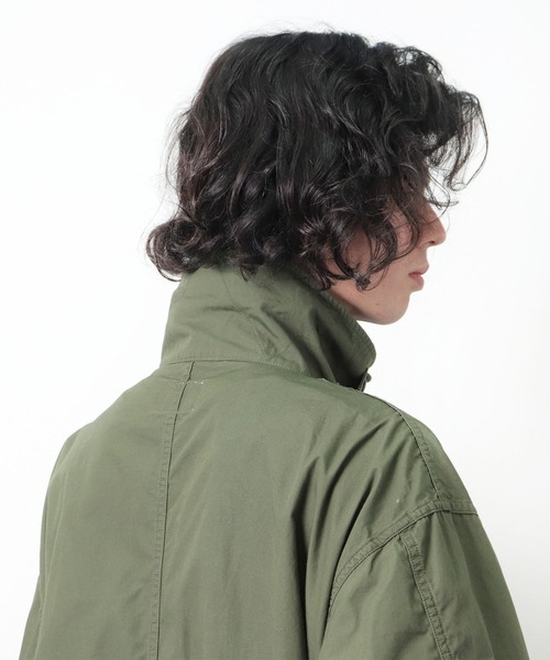 CAL O LINE(キャルオーライン)の「【 CAL O LINE / キャル オー ライン 】 モッズコート ミリタリーコート CL212080 SES(モッズコート・メンズ・ブラック/オリーブドラブ・M/L)」の12枚目の写真