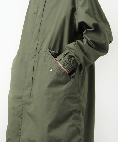 CAL O LINE(キャルオーライン)の「【 CAL O LINE / キャル オー ライン 】 モッズコート ミリタリーコート CL212080 SES(モッズコート・メンズ・ブラック/オリーブドラブ・M/L)」の13枚目の写真