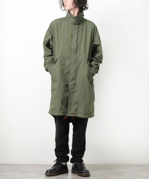CAL O LINE(キャルオーライン)の「【 CAL O LINE / キャル オー ライン 】 モッズコート ミリタリーコート CL212080 SES(モッズコート・メンズ・ブラック/オリーブドラブ・M/L)」の18枚目の写真