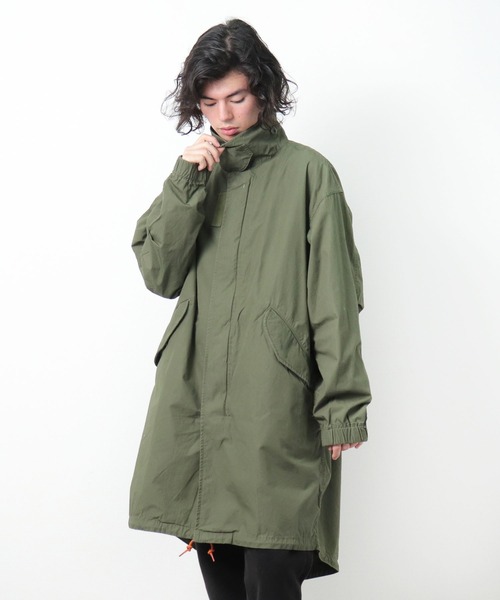 CAL O LINE(キャルオーライン)の「【 CAL O LINE / キャル オー ライン 】 モッズコート ミリタリーコート CL212080 SES(モッズコート・メンズ・ブラック/オリーブドラブ・M/L)」の19枚目の写真