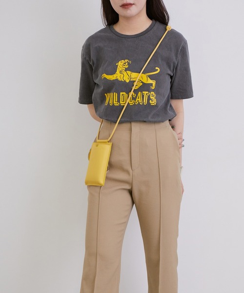 MADEMOISELLE ROPE'（マドモアゼル ロペ）の「<21AW新色追加>【スマートフォン対応】スマートウォレットミニショルダーバッグ（ショルダーバッグ・レディース・ブラック/イエロー/シルバー/グリーン/ピンク系その他2・FREE）」の8枚目の写真