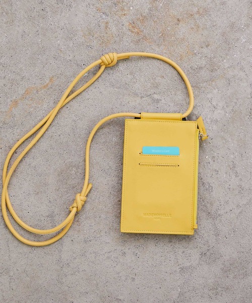 MADEMOISELLE ROPE'（マドモアゼル ロペ）の「<21AW新色追加>【スマートフォン対応】スマートウォレットミニショルダーバッグ（ショルダーバッグ・レディース・ブラック/イエロー/シルバー/グリーン/ピンク系その他2・FREE）」の10枚目の写真