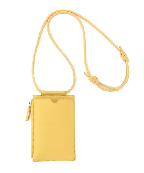 MADEMOISELLE ROPE'（マドモアゼル ロペ）の「<21AW新色追加>【スマートフォン対応】スマートウォレットミニショルダーバッグ（ショルダーバッグ・レディース・ブラック/イエロー/シルバー/グリーン/ピンク系その他2・FREE）」の12枚目の写真