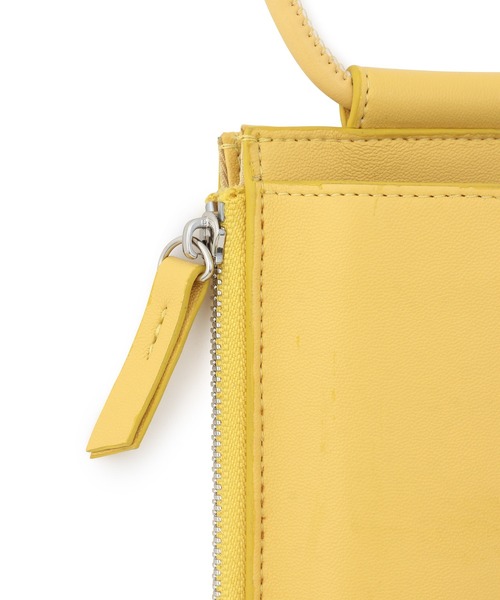 MADEMOISELLE ROPE'（マドモアゼル ロペ）の「<21AW新色追加>【スマートフォン対応】スマートウォレットミニショルダーバッグ（ショルダーバッグ・レディース・ブラック/イエロー/シルバー/グリーン/ピンク系その他2・FREE）」の7枚目の写真