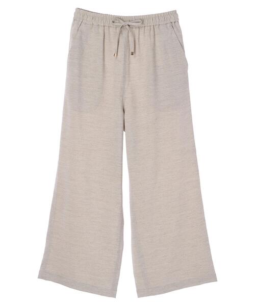 AMERICAN HOLIC（アメリカンホリック）の「ドロストリネンライクワイドパンツ　＊（その他パンツ・レディース・キャメル/ベージュ/ネイビー・M/L）」の8枚目の写真