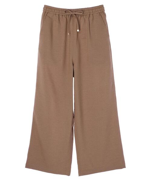 AMERICAN HOLIC（アメリカンホリック）の「ドロストリネンライクワイドパンツ　＊（その他パンツ・レディース・キャメル/ベージュ/ネイビー・M/L）」の7枚目の写真