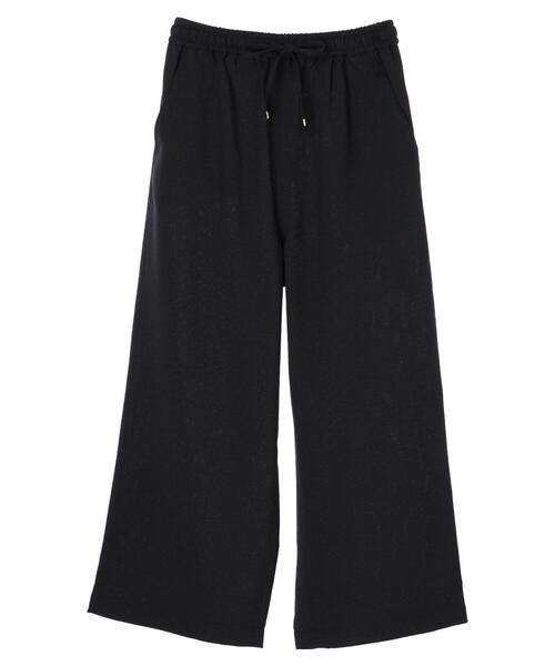 AMERICAN HOLIC（アメリカンホリック）の「ドロストリネンライクワイドパンツ　＊（その他パンツ・レディース・キャメル/ベージュ/ネイビー・M/L）」の6枚目の写真