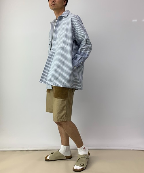 BROOKLYN OVERALL（ブルックリンオーバーオール）の「モールリップショーツ（その他パンツ・メンズ・ベージュ/カーキ・MEDIUM/LARGE）」の19枚目の写真