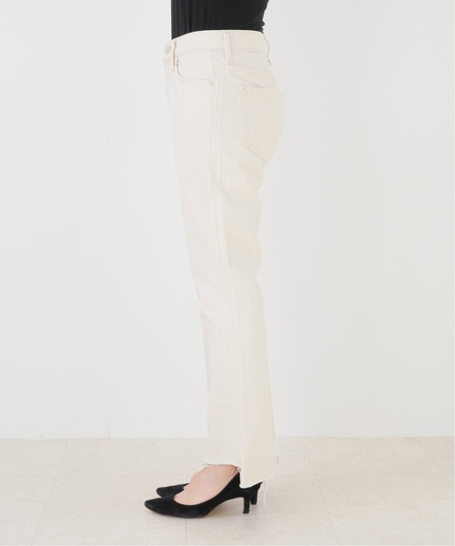 MOTHER マザー NATURAL INSIDER CROP ホワイトデニム mother（マザー）の「*【MOTHER/マザー】 NATURAL INSIDER CROP