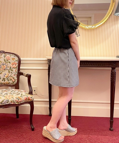 apres jour（アプレジュール）の「オーガンジーボウタイブラウス【ZOZOTOWN限定アイテム】【6AP】（シャツ/ブラウス・レディース・アイボリー/ブラック/オフホワイト・X-LARGE/フリー）」の13枚目の写真