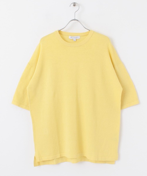 URBAN RESEARCH（アーバンリサーチ）の「ハンドウォッシャブル テンセル/ヘンプニット（Tシャツ/カットソー・メンズ・イエロー/ブルー/グレー系その他/ネイビー・MEDIUM/LARGE）」の20枚目の写真