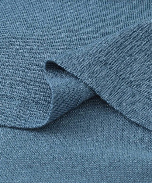 URBAN RESEARCH（アーバンリサーチ）の「ハンドウォッシャブル テンセル/ヘンプニット（Tシャツ/カットソー・メンズ・イエロー/ブルー/グレー系その他/ネイビー・MEDIUM/LARGE）」の10枚目の写真