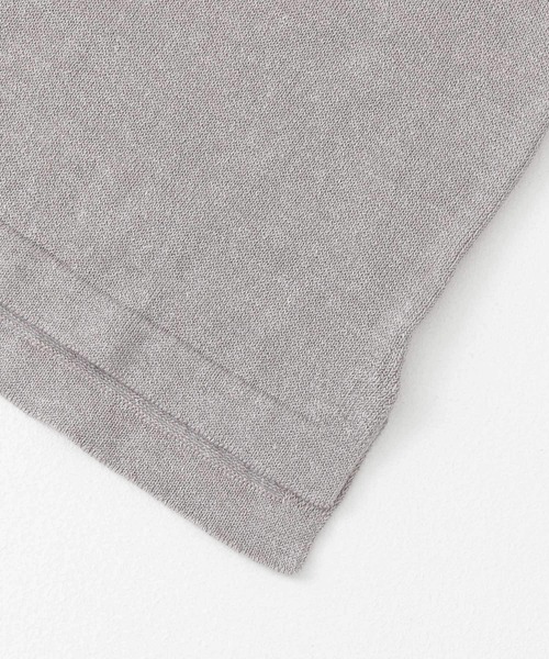 URBAN RESEARCH（アーバンリサーチ）の「ハンドウォッシャブル テンセル/ヘンプニット（Tシャツ/カットソー・メンズ・イエロー/ブルー/グレー系その他/ネイビー・MEDIUM/LARGE）」の21枚目の写真