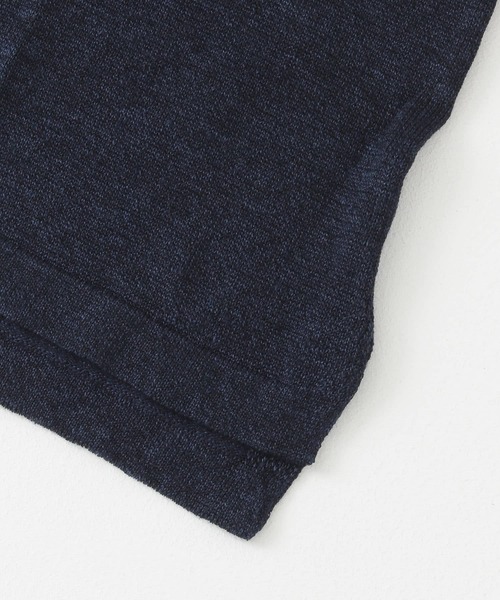 URBAN RESEARCH（アーバンリサーチ）の「ハンドウォッシャブル テンセル/ヘンプニット（Tシャツ/カットソー・メンズ・イエロー/ブルー/グレー系その他/ネイビー・MEDIUM/LARGE）」の16枚目の写真