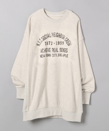 JEANASIS | カレッジロゴウラケプルオーバー/217938(スウェット)