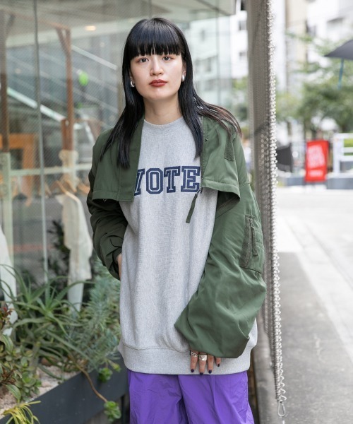 jeanasis 【el×ONE】ロゴスウェットプルオーバー 楽天市場】jeanasis プルオーバー（レディースファッション）の通販