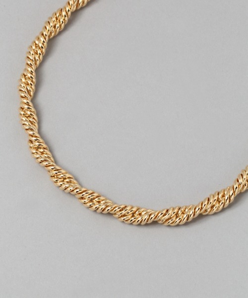 JEANASIS(ジーナシス)の「ネジリロングネックレス/951695(ネックレス・レディース・シルバー/ゴールド・FREE)」の3枚目の写真