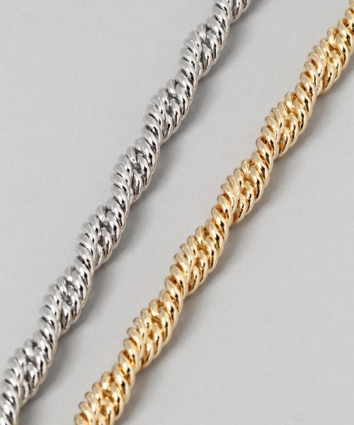 JEANASIS(ジーナシス)の「ネジリロングネックレス/951695(ネックレス・レディース・シルバー/ゴールド・FREE)」の5枚目の写真