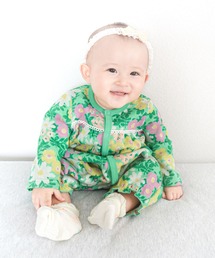 KP | 花柄ジャガードカバーオール(Free 70-80cm)(ロンパース)