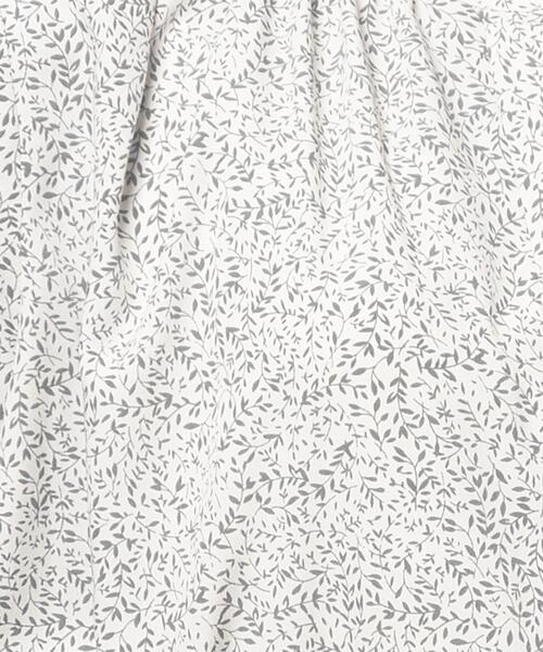 closet story（クローゼットストーリー）の「＜closet story（クローゼットストーリー）＞ スタンドカラー リーフプリント ギャザーブラウス（シャツ/ブラウス・レディース・クリーム/ホワイト/ライム・FREE）」の15枚目の写真