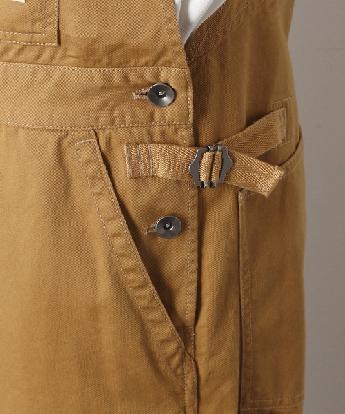 Purple&Yellow(パープルアンドイエロー)の「コットンツイルオーバーオール(サロペット/オーバーオール・メンズ・キャメル/キナリ/ブラック系2/ブラック系1・MEDIUM/LARGE/SMALL)」の16枚目の写真