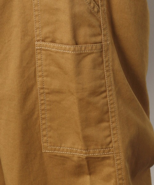 Purple&Yellow(パープルアンドイエロー)の「コットンツイルオーバーオール(サロペット/オーバーオール・メンズ・キャメル/キナリ/ブラック系2/ブラック系1・MEDIUM/LARGE/SMALL)」の18枚目の写真