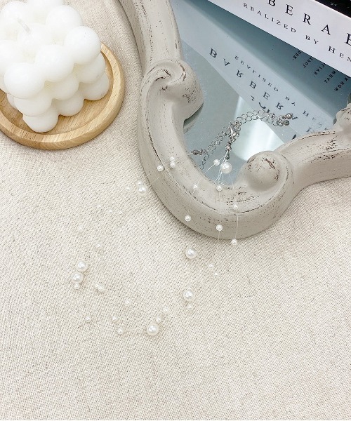 apres jour（アプレジュール）の「【apres jour×ARIAZ】パールチョーカー（チョーカー・レディース・オフホワイト・FREE）」の2枚目の写真