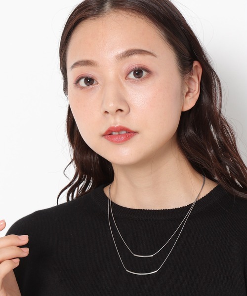 mysty woman(ミスティウーマン)の「メタルパーツ2連ネックレス 219908(ネックレス・レディース・ゴールド/シルバー・FREE)」の15枚目の写真