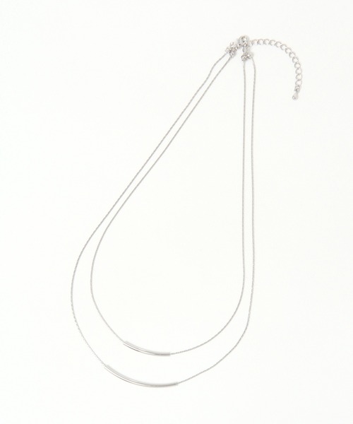 mysty woman(ミスティウーマン)の「メタルパーツ2連ネックレス 219908(ネックレス・レディース・ゴールド/シルバー・FREE)」の12枚目の写真