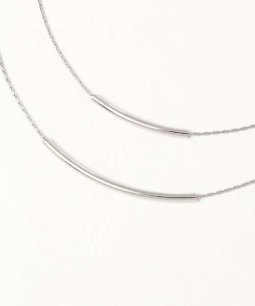 mysty woman(ミスティウーマン)の「メタルパーツ2連ネックレス 219908(ネックレス・レディース・ゴールド/シルバー・FREE)」の11枚目の写真