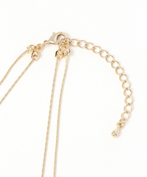 mysty woman(ミスティウーマン)の「メタルパーツ2連ネックレス 219908(ネックレス・レディース・ゴールド/シルバー・FREE)」の9枚目の写真