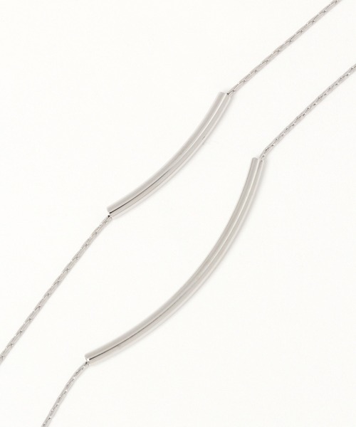 mysty woman(ミスティウーマン)の「メタルパーツ2連ネックレス 219908(ネックレス・レディース・ゴールド/シルバー・FREE)」の8枚目の写真