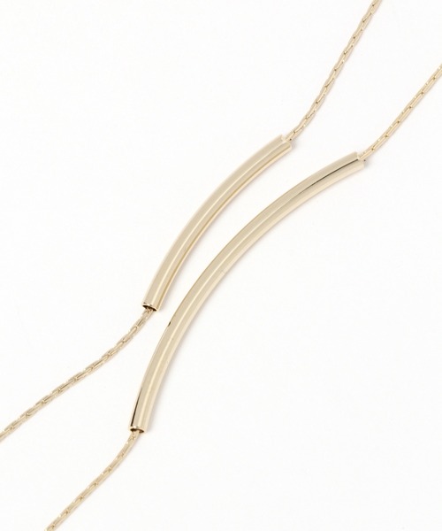 mysty woman(ミスティウーマン)の「メタルパーツ2連ネックレス 219908(ネックレス・レディース・ゴールド/シルバー・FREE)」の7枚目の写真