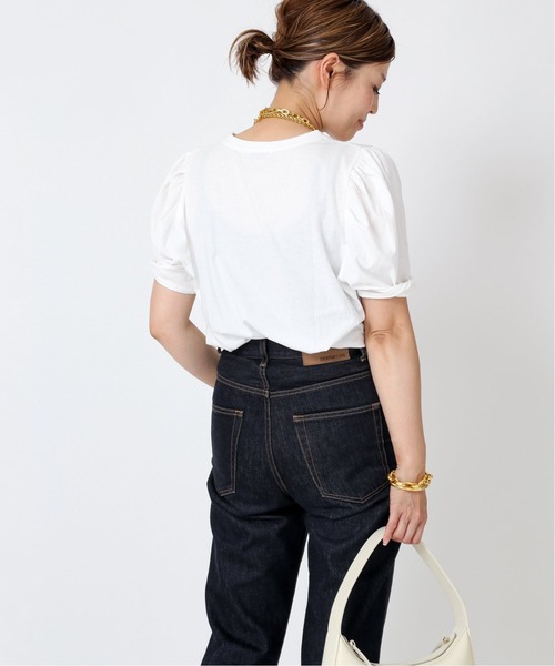定価12100円　ドゥーズィエムクラス　 CELERI セルリ パフTカットソー DEUXIEME CLASSE - CELERI セルリ パフスリーブTシャツ 黒