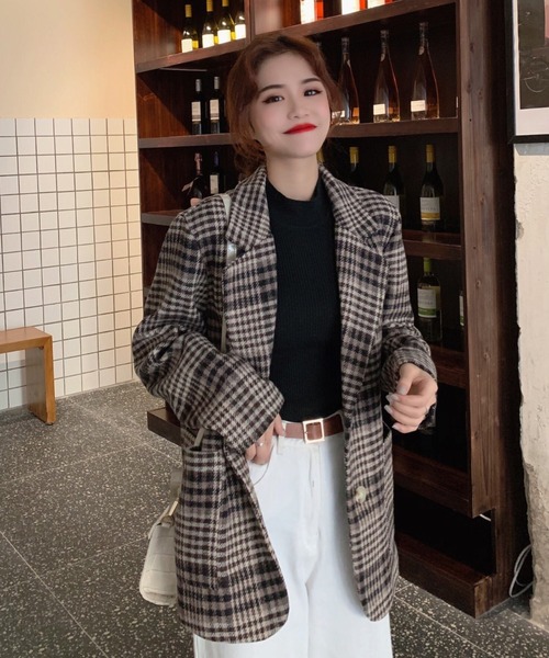 ABITOKYO（アビトーキョー）の「チェック柄テーラードジャケット