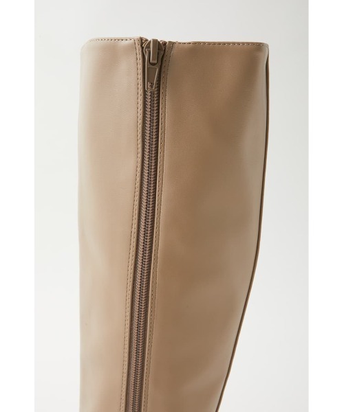 MOUSSY（マウジー）の「SQUARE TOE LONG ブーツ（ブーツ・レディース・ベージュ/ブラック・SMALL/MEDIUM/LARGE）」の17枚目の写真