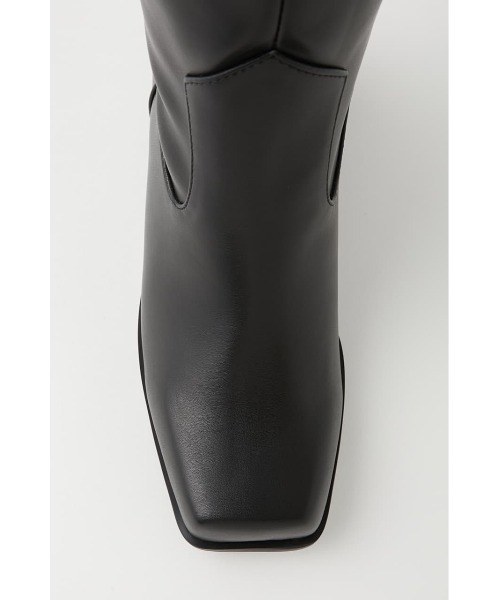 MOUSSY（マウジー）の「SQUARE TOE LONG ブーツ（ブーツ・レディース・ベージュ/ブラック・SMALL/MEDIUM/LARGE）」の18枚目の写真